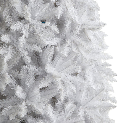 12’ Slim White Artificial Christmas Tree with 3235 Bendable Branches - Tampa Home & Garden Store