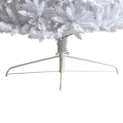 12’ Slim White Artificial Christmas Tree with 3235 Bendable Branches - Tampa Home & Garden Store