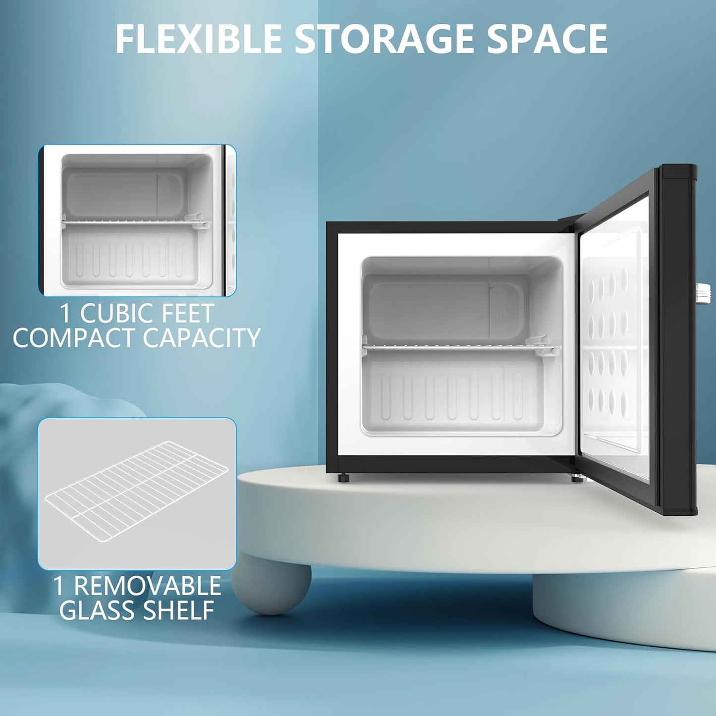 Congélateur compact mini de 1,2 pi³ 