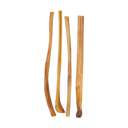 Golosinas naturales de carne de res para perros: ricas en nutrientes y proteínas, de 30 cm (paquete de 4)