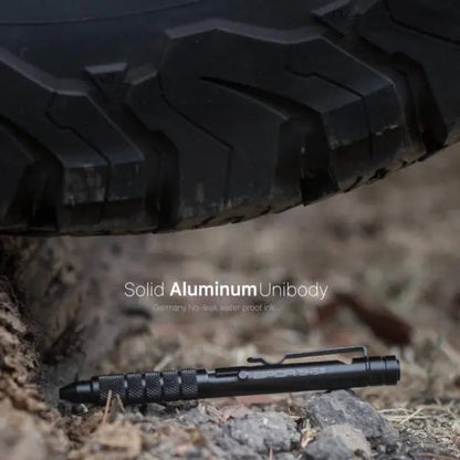 GP 1945 Bolt Action Pen LITE by GPCA, black aluminum solid unibody EDC pen, knurled grip on Tampa Home & Garden Store