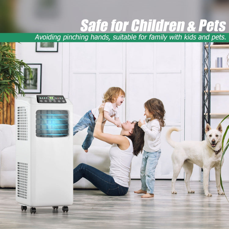 Aire acondicionado portátil de 9,000 BTU con control remoto