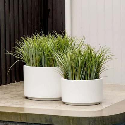 The Shoob Cylindrical Planter | Modern Round Sculpture Pot
