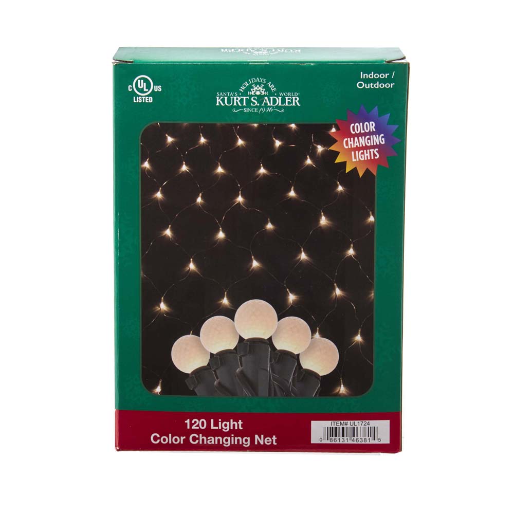 120-Light G15 Frosted Led Color Changing Net Lights - Tampa Home & Garden Store