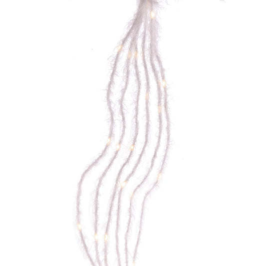 120-Light White Fuzzy Multi-Strand With Warm White LED Lights - Tampa Home & Garden Store