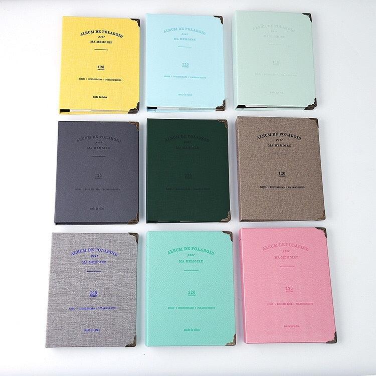 Stevvex 120-pocket PU leather photo album for 3-inch Polaroid mini, 9 pastel covers on Tampa Home & Garden Store