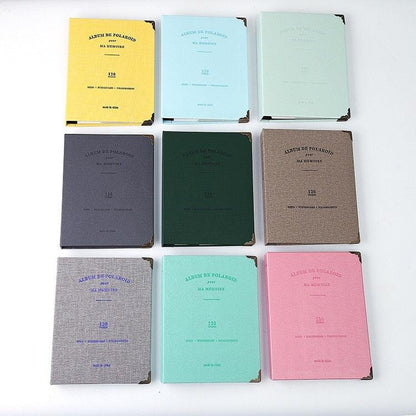 Stevvex 120-pocket PU leather photo album for 3-inch Polaroid mini, 9 pastel covers on Tampa Home & Garden Store