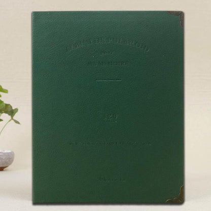 Stevvex 120-pocket PU leather photo album green cover for 3-inch Polaroid mini on Tampa Home & Garden Store