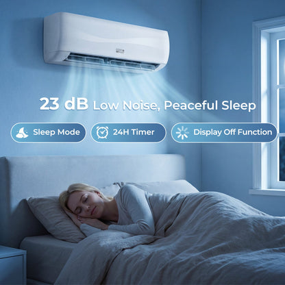 12000 BTU 20 SEER2 115 V Mini Split Air Conditioner with Heat Pump