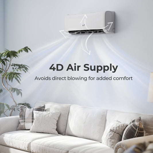 Airtural Series 12000 BTU 115V 22 SEER2 WiFi Enabled Mini Split Heat Pump - Tampa Home & Garden Store