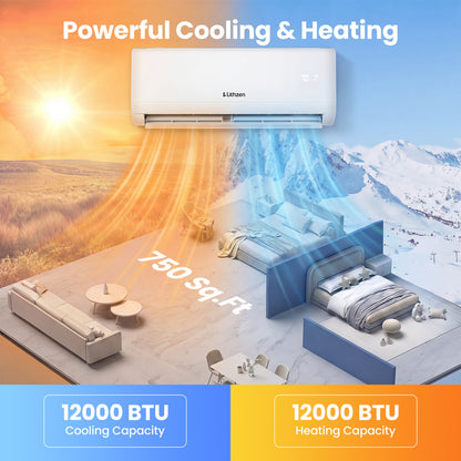 12000 BTU mini split system air conditioner & heater with WiFi DirectDeals on Tampa Home & Garden Store
