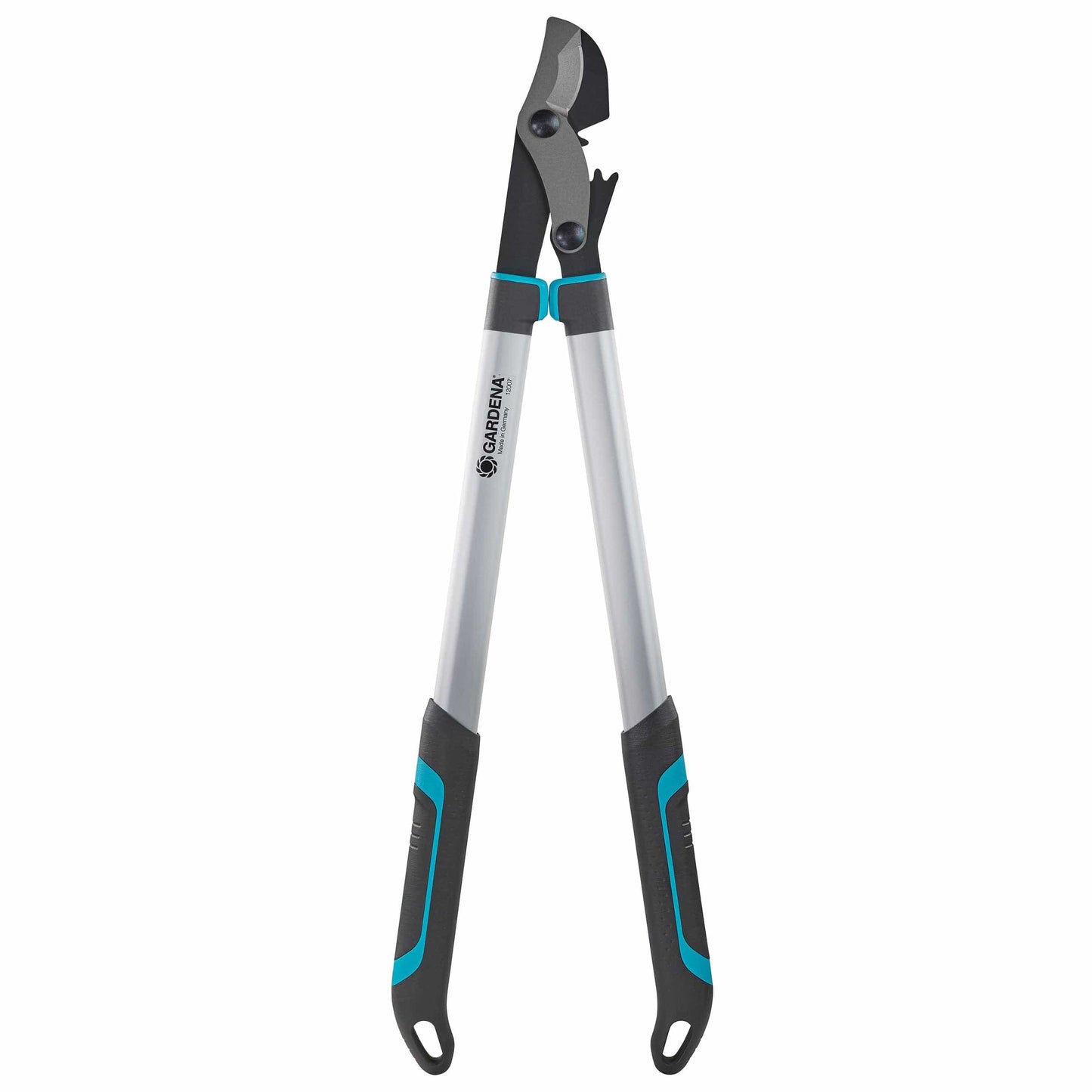 Pruning Lopper EnergyCut 750 B by Gardena hand tool, black/gray with turquoise grips on Tampa Home & Garden Store