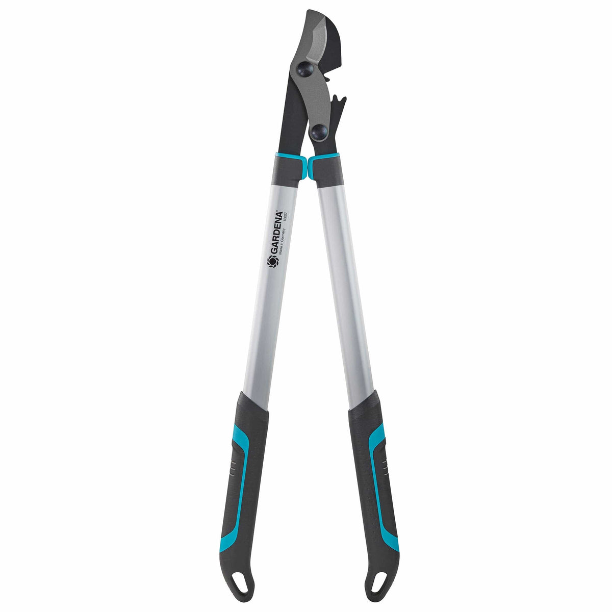 Pruning Lopper EnergyCut 750 B by Gardena hand tool, black/gray with turquoise grips on Tampa Home & Garden Store