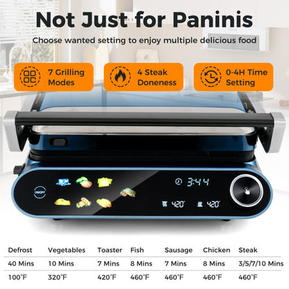 1200W Press Grill with LED Display