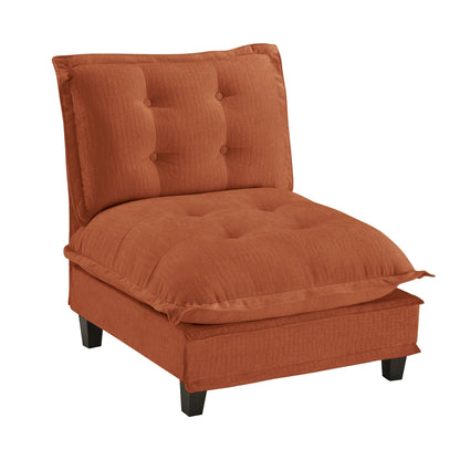 73 Inch Armless Sofa and Chenille Covers
