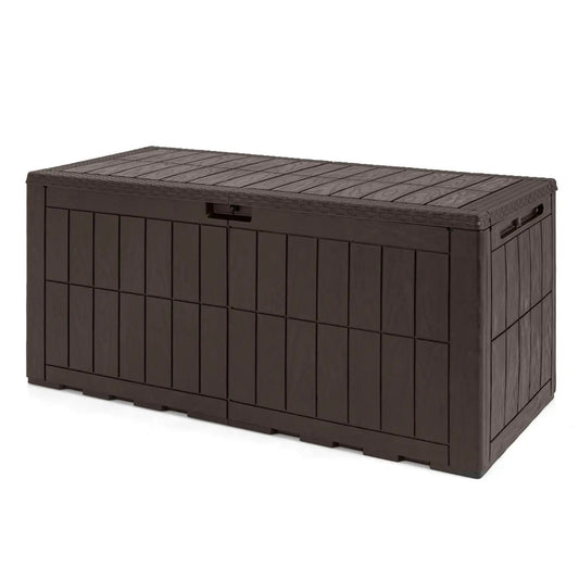 120 Gal Outdoor Deck Box For Garden Tools