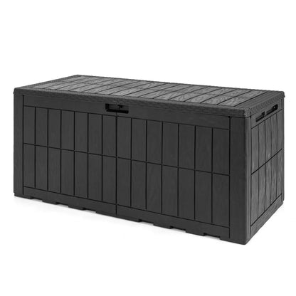 120 Gal Outdoor Deck Box For Garden Tools
