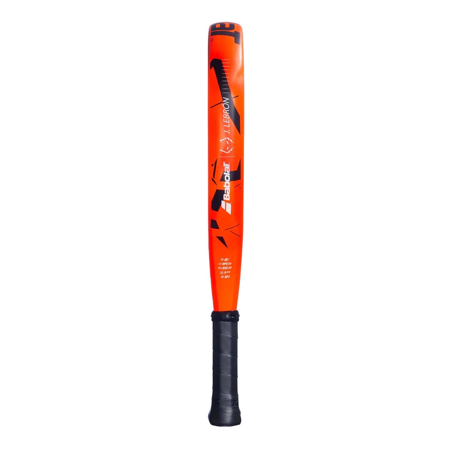 Padel racket Babolat Veron Juan Lebron 3.0 orange with black grip and Babolat logo on Tampa Home & Garden Store