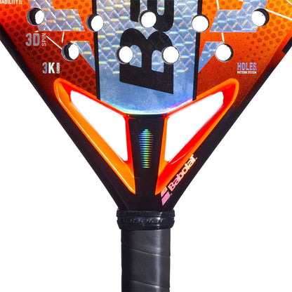 Babolat Viper Juan Lebron 3.0 padel racket orange black 3D Spin on Tampa Home & Garden Store