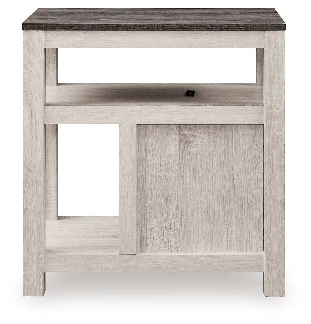 Fendenmore Chair Side End Table With USB Ports