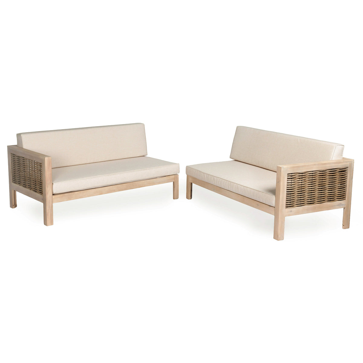 Premium Emir Acacia 4 Seater Sofa for Patio