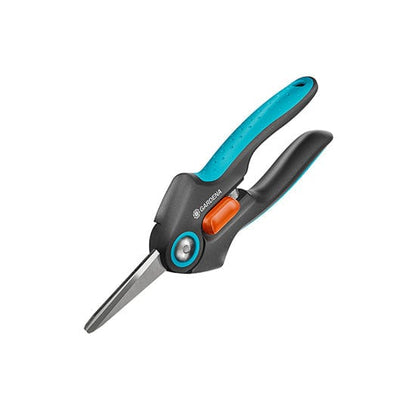 Gardena FreshCut Scissors hand tool with blue ergonomic grip and stainless blades on Tampa Home & Garden Store