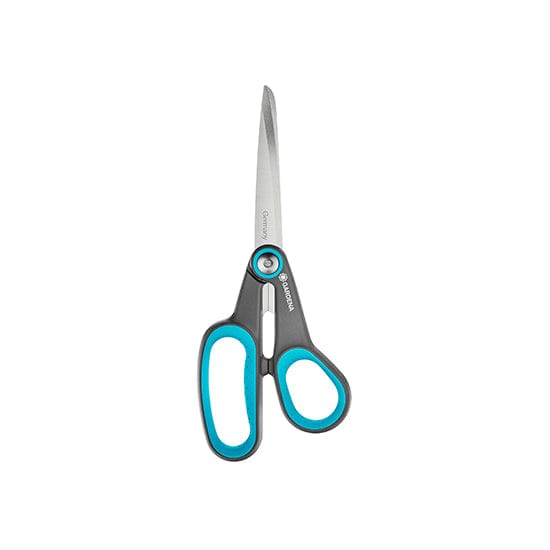 MultiCut scissors Gardena, blue ergonomic handles, stainless steel blades on Tampa Home & Garden Store