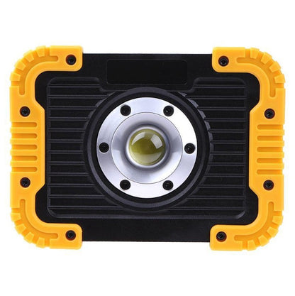 LED camping lantern rechargeable handheld torch yellow black textured body Sell My Stuff on Tampa Home & Garden Store