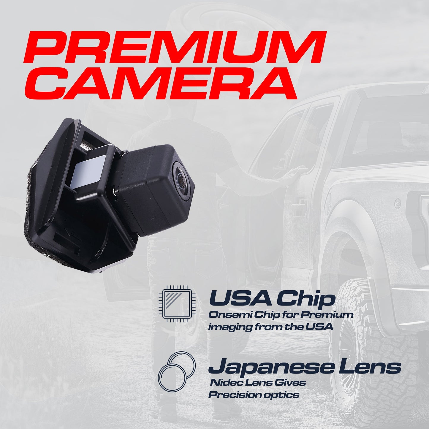 Honda CR-V OEM replacement backup camera, black housing, OE 39530-SWA-E01 on Tampa Home & Garden Store