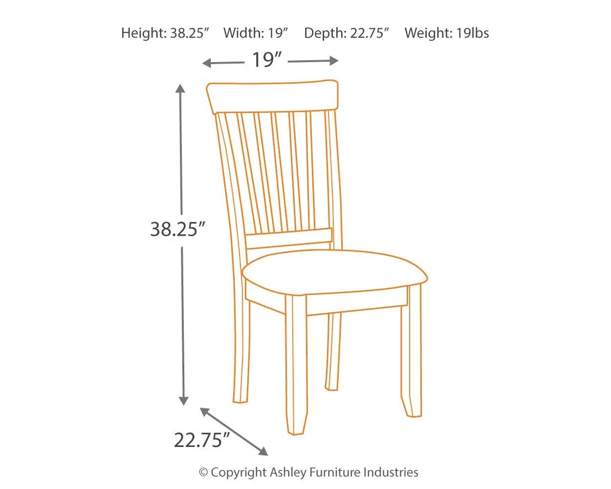 Berringer Dining Upholstered Chair Rustic Brown
