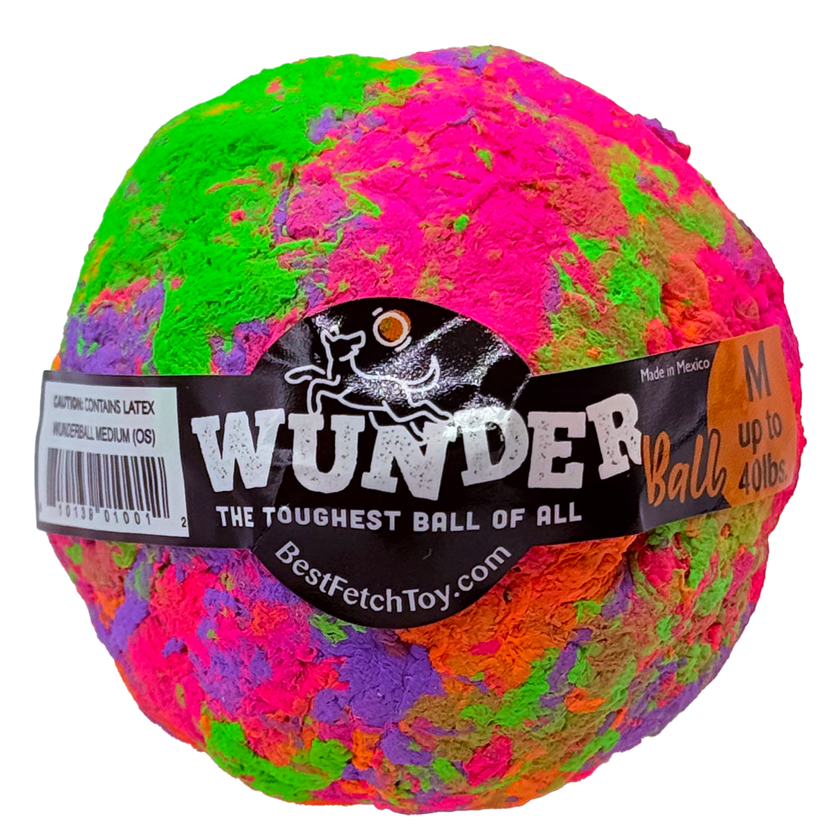 WUNDERball Fetch Toy Natural Rubber Ball For Dogs