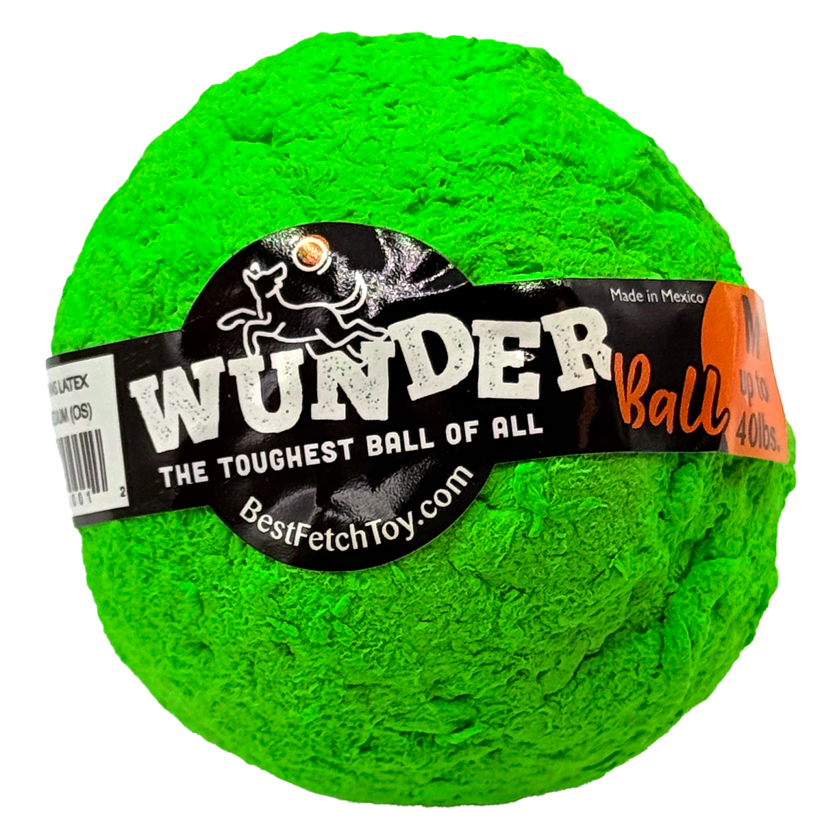 WUNDERball Fetch Toy Natural Rubber Ball For Dogs