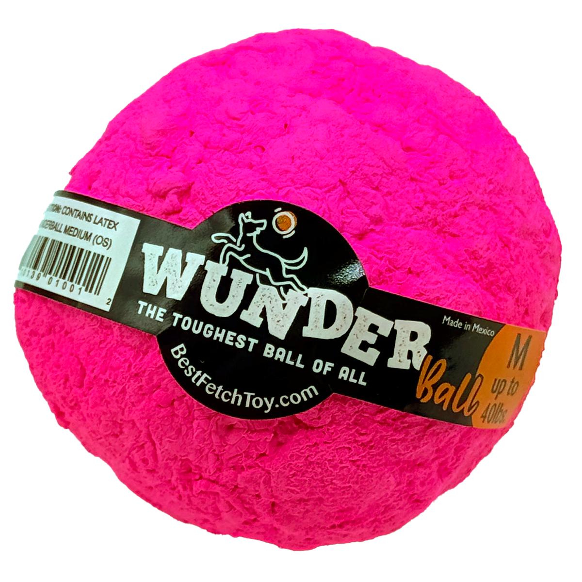 WUNDERball Fetch Toy Natural Rubber Ball For Dogs