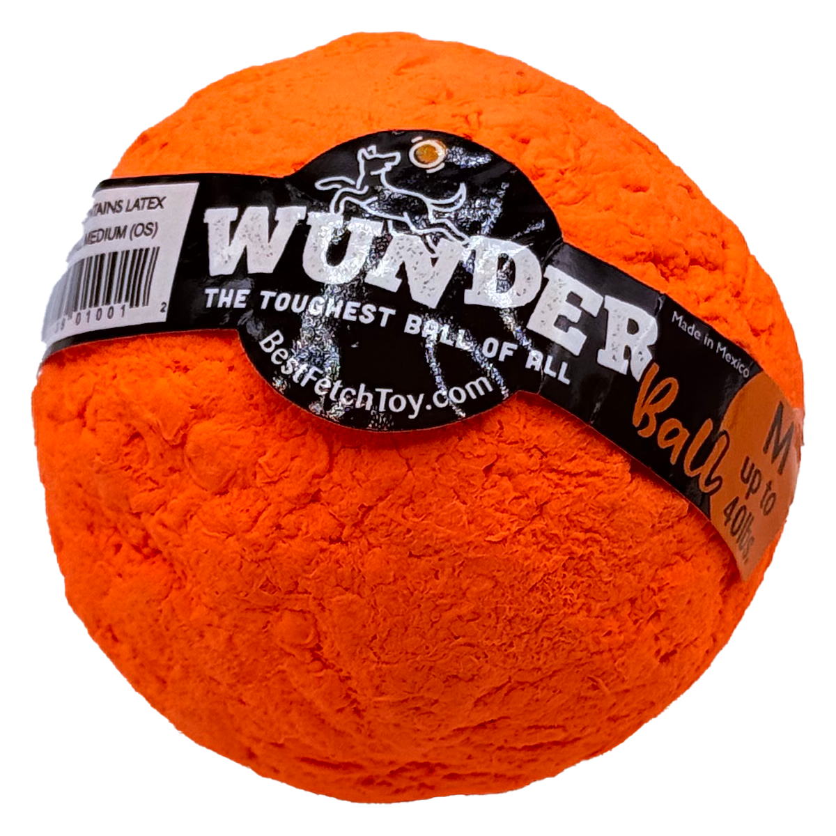 WUNDERball Fetch Toy Natural Rubber Ball For Dogs