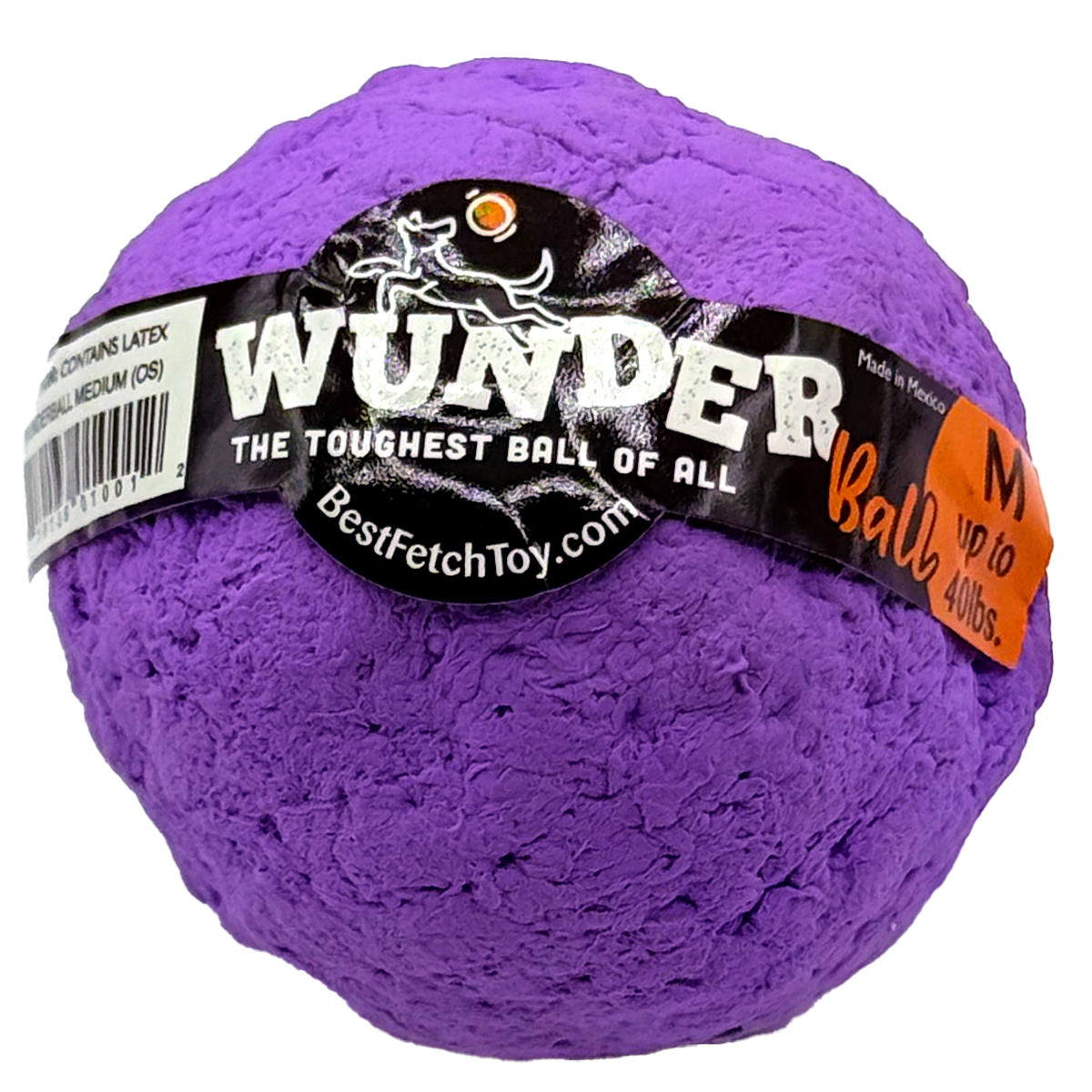 WUNDERball Fetch Toy Natural Rubber Ball For Dogs