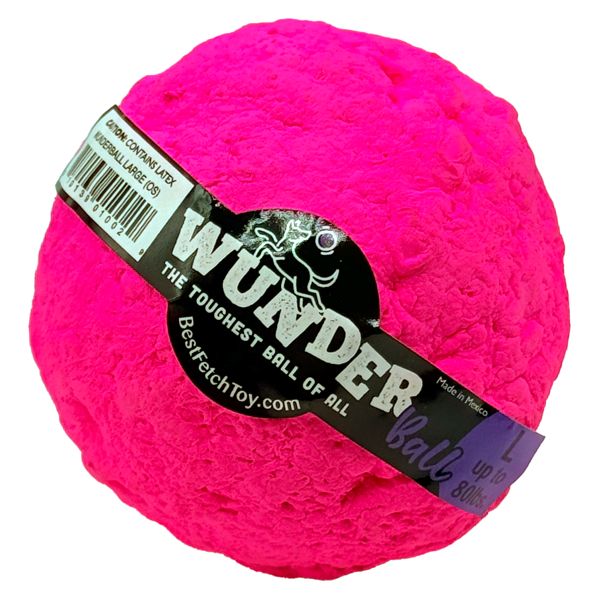 WUNDERball Fetch Toy Natural Rubber Ball For Dogs