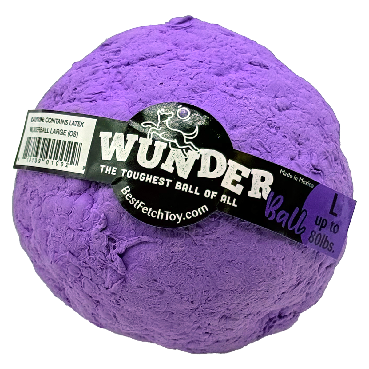 WUNDERball Fetch Toy Natural Rubber Ball For Dogs