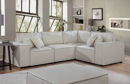 Melrose Modular Sectional Sofa with Ottoman