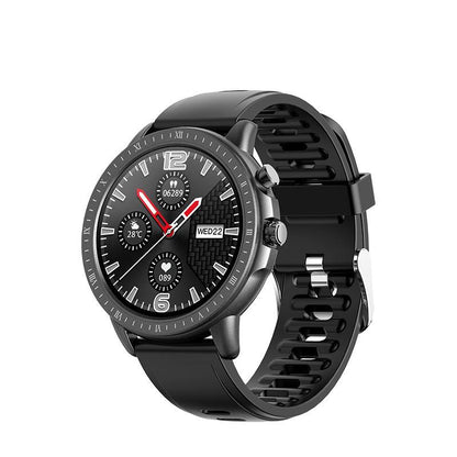 Stevvex black sport smart watch with heart rate monitor, waterproof, unisex silicone strap on Tampa Home & Garden Store