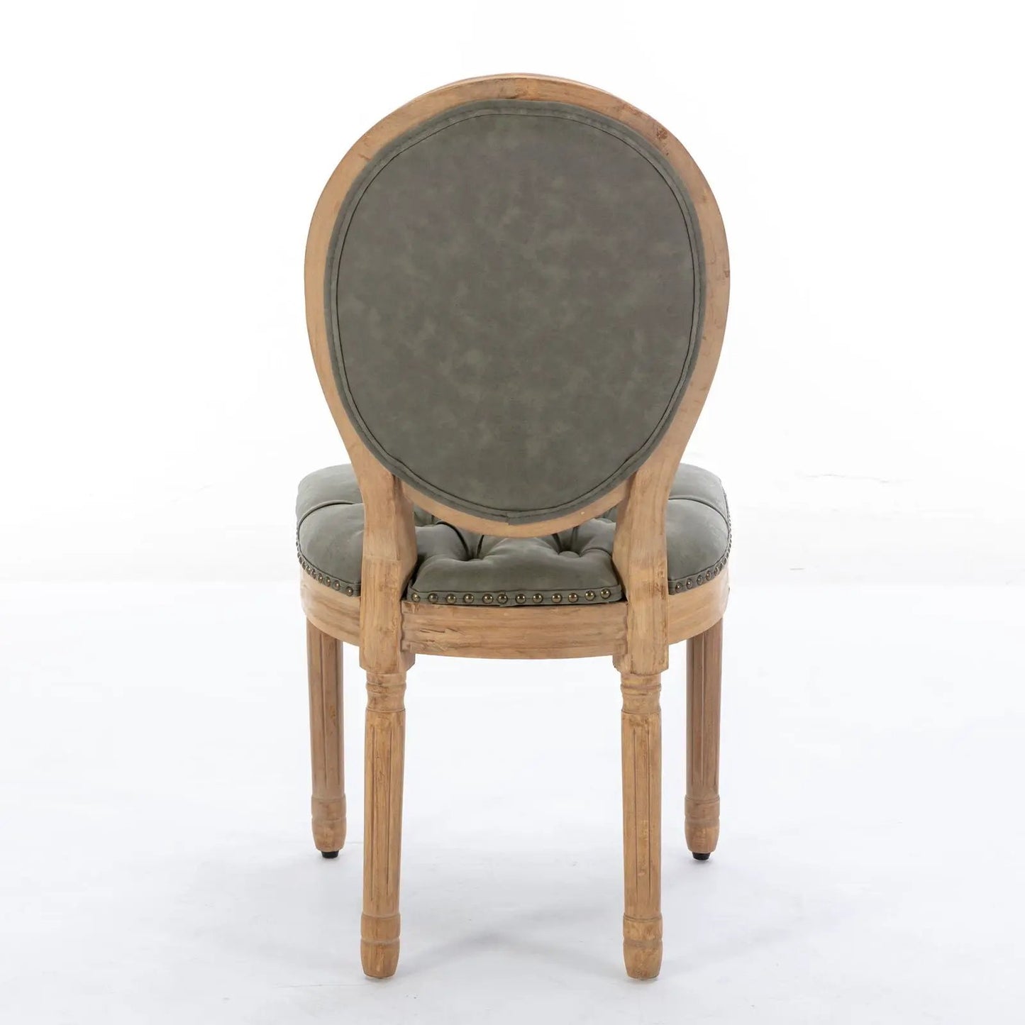 French Style Solid Wood Dining Chair Nailhead