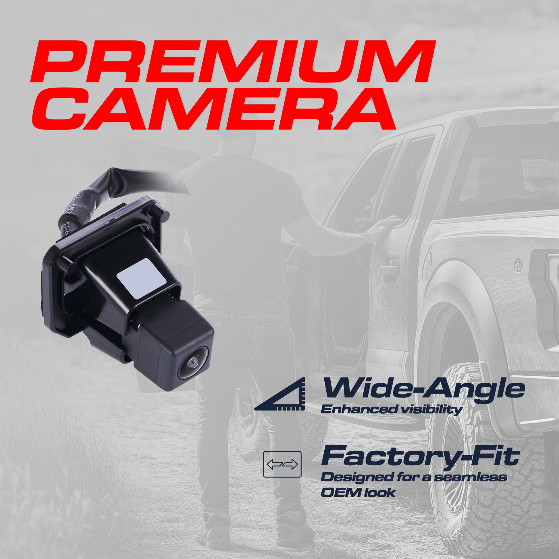 Honda CR-V OEM Replacement Backup Camera by Master Tailgaters black housing with LCD screen on Tampa Home & Garden Store