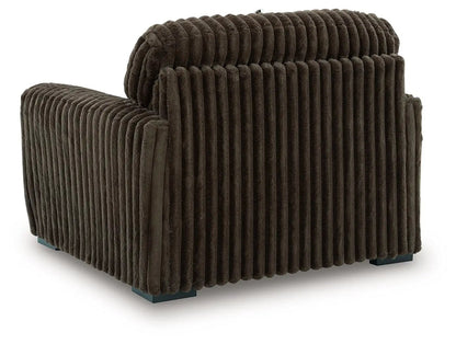 Midnight Madness Jumbo Corduroy Chair and a Half