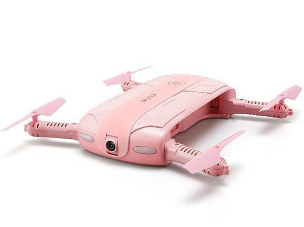 Pink JJRC H37 Elfie foldable mini selfie drone with camera, FPV quadcopter on Tampa Home & Garden Store