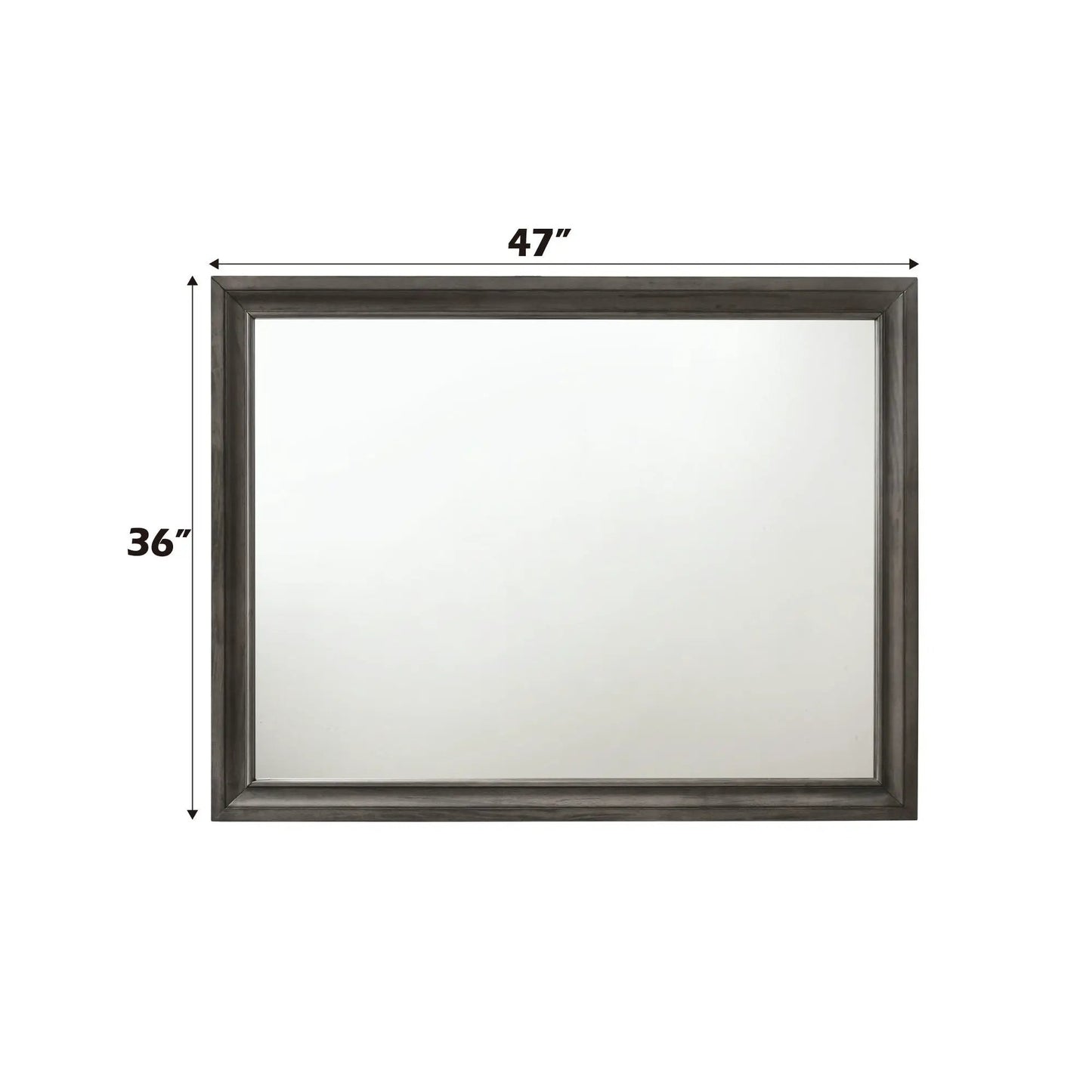 Naima Mirror Minimalist Wood Frame for Space
