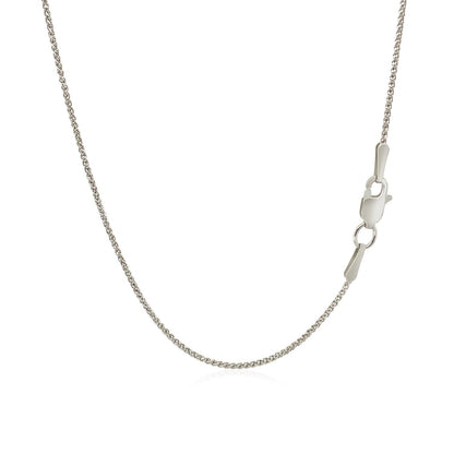 10k white gold wheat chain necklace 1.0mm with lobster clasp by Bids.com on Tampa Home & Garden Store