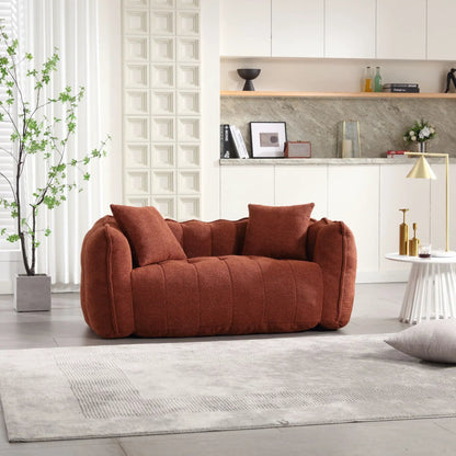 Cozy Beanbag Chair With Resilient Foam Core For 2
