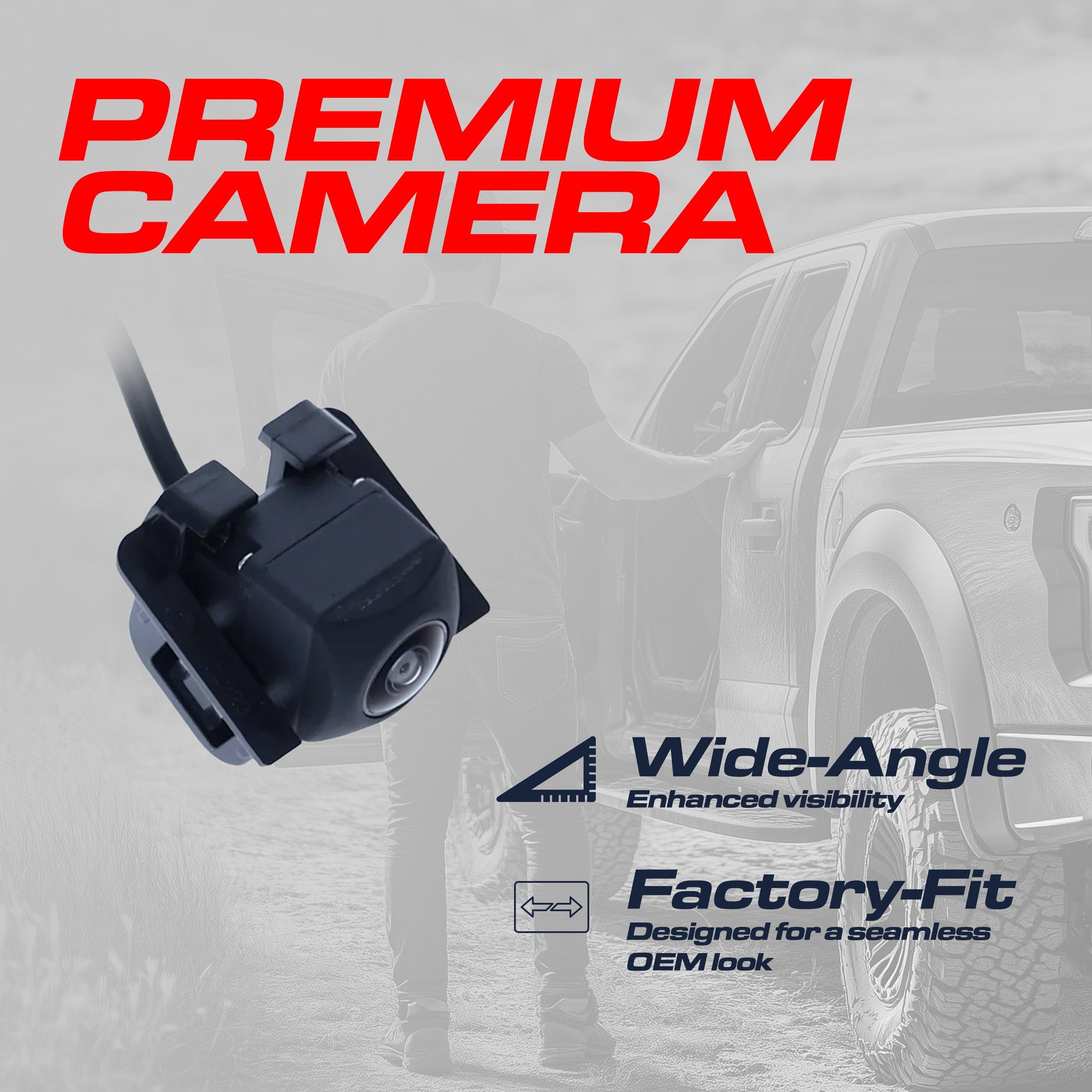 Honda Civic 2016-2017 OEM backup camera by Master Tailgaters, black plastic OEM replacement on Tampa Home & Garden Store