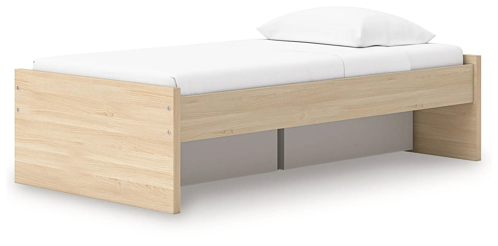 Onita platform bed with underbed drawers in natural oak by Unique Piece Furniture on Tampa Home & Garden Store