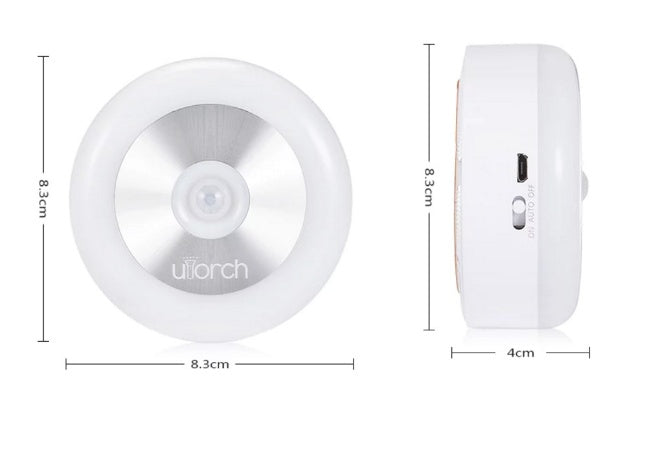LED motion sensor night light UpTrend Deals, white, plug-free, touch sensor on Tampa Home & Garden Store