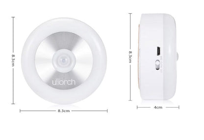 LED motion sensor night light UpTrend Deals, white, plug-free, touch sensor on Tampa Home & Garden Store